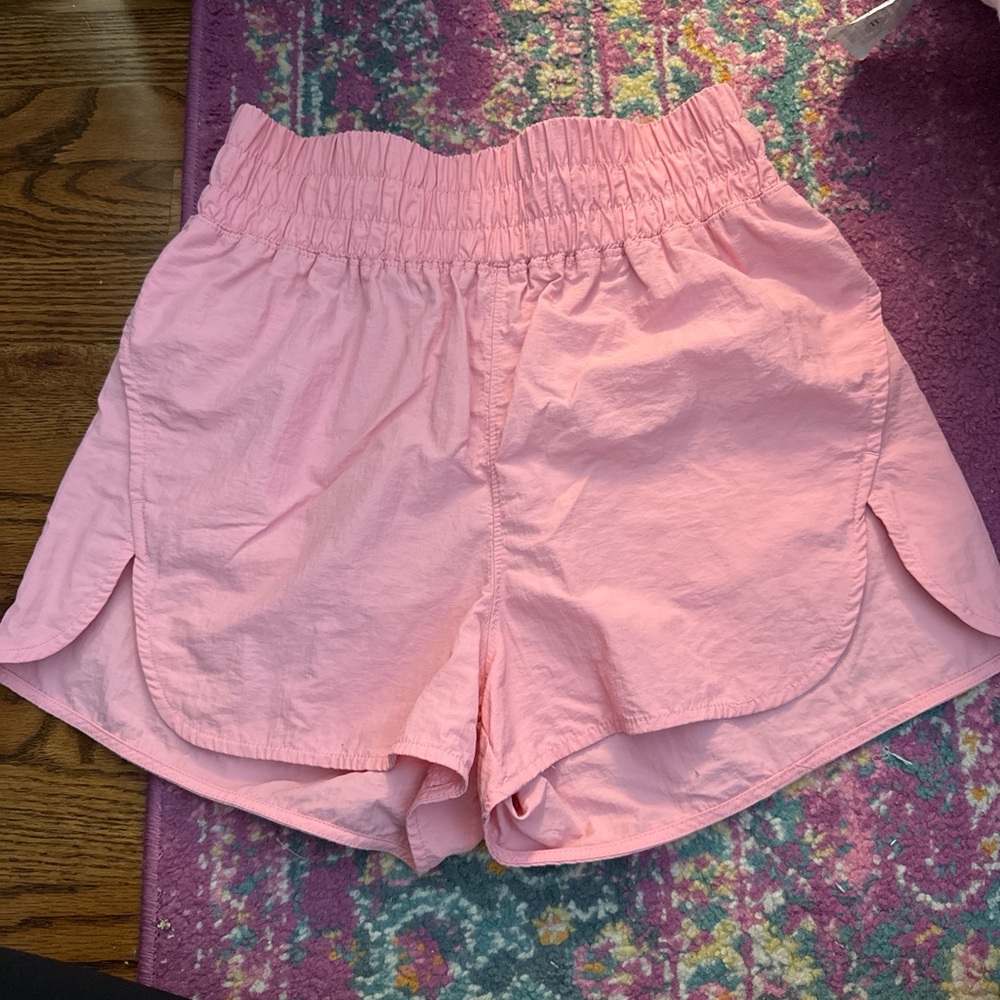 Zenana Outfitters Light Pink Athletic Shorts